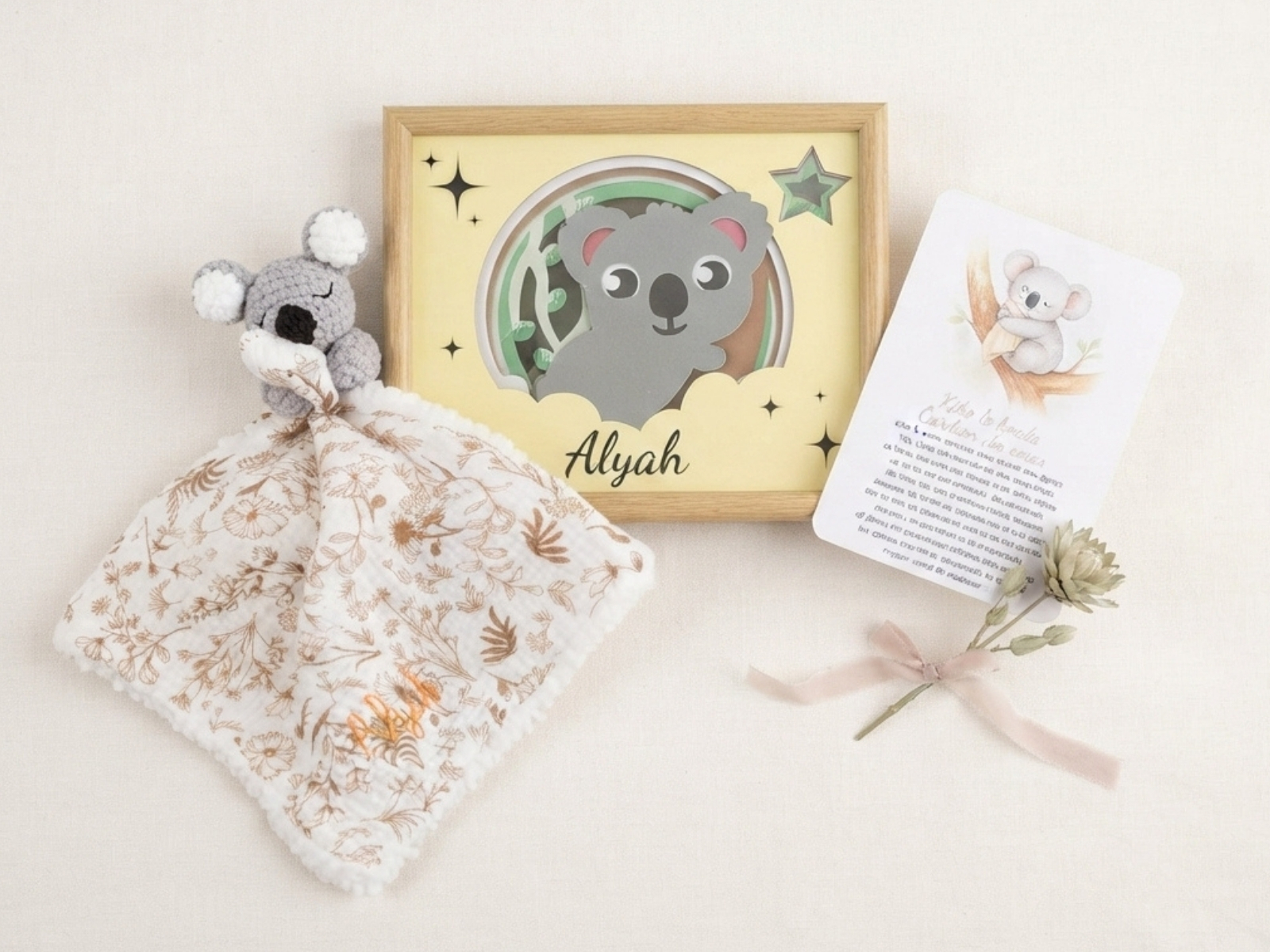 Coffret naissance personnalisé Kiko le koala
