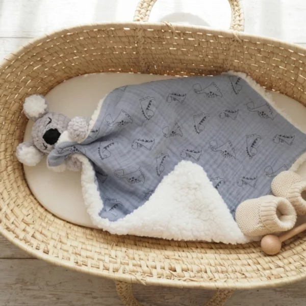 Doudou personnalisé Kiko le koala, doudou brodé main, Le Royaume des Gardiens