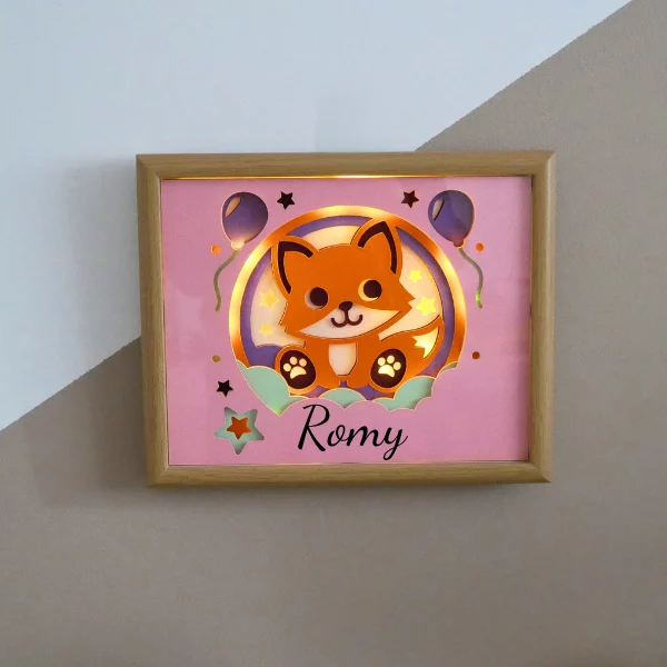 Cadre Milo le renard