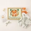 Coffret cadeau naissance rituel du coucher personnalisé renard, Le Royaume des Gardiens