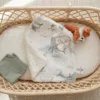 Doudou personnalisé Milo le Renard, doudou brodé main, collection Les Exclusifs Le Royaume des Gardiens