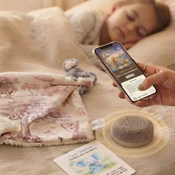 Carte histoire avec QR code